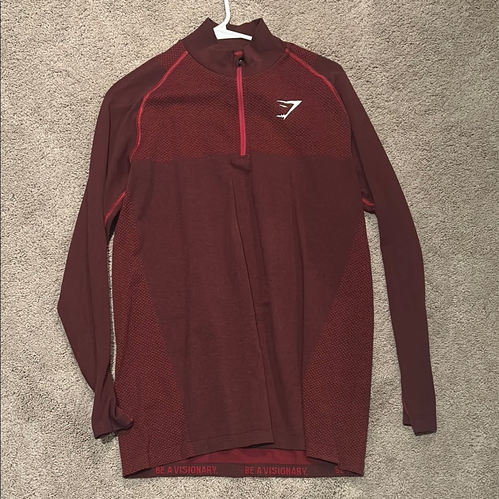 Gymshark Maroon Long Sleeve Tee